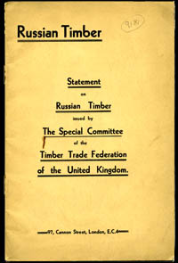Russian Timber report about Soviet camps